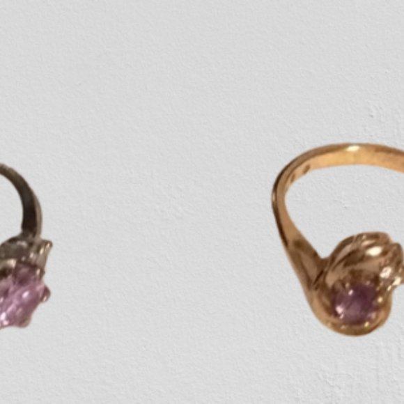 2 rings Amethyst stone Rings - Picture 13 of 15